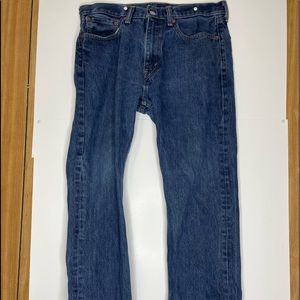Mens Dark Blue Levi’s Jeans
